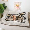 Filtar textil stad ins människa tillverkad soffa filt tjock utomhus camping matta tiger mönster hem dekorera väv tupplur tupplur 125x150 cm 230816