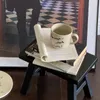 Kubki Oryginalna konstrukcja okrągła kolorowe pismo ręczne angielski kubek w wysokiej temperaturze Milk Herbata kawa kawa