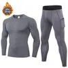 Sets Sets Men Compression Sportswear más Folletos de ropa deportiva Traje de camisa Jogging Gym Fitness Joggers Rashguard