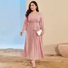 Ethnische Kleidung Mode Muslim Abaya Frauen Hand Naht Bohrer Temperament Langes Kleid Abend Party elegant losen Robe Dubai Arabien Kaftan