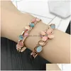 Manschett koreansk modekvalitet armband kattögon roston charm Bangle Rose Gold Sier Blanda olika stilar smycken grossist droppe dhfhy