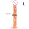 Dildos/dongs Dildos realistas de comprimento realista plugue anal com copo de sucção Big Penis Butt Plug Long Dick Sex Toys for Women Phallus Anal Dilator HKD230816