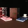 leather bound notepad