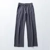 Ll yoga pantalon pantalon de survêtement doux-hauteur de hauteur régulière pantalon de jambe droite en pleine longueur lourde crampon de drapage décontracté de la ville décontractée