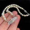 Collana da donna classica con ciondolo pianeta pieno di diamanti, di alta qualità, con perle, per regalo di gioielli per l'anniversario di matrimonio di tua moglie