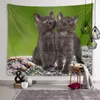 Tapestries Cute Cat Tapestry Background Wall Art Decoration Wall Hanging Bedroom Dormitory Room Home Decoration
