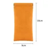 Storage Bags Useful Solid Colour Male Female Sunglasses Pouch Waterproof Faux Leather Bag Travel Supply