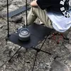 Lägmöbler tryhomy utomhus fällbord camping aluminium legering bärbar bbq picknick skrivbord lätt taktisk taktisk