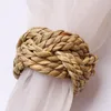 Table Cloth Vine Grass Dining Napkin Rings Buckles Straw Holder Holding Tools Decorative Holders