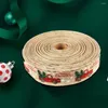 Christmas Decorations 1 Roll Ribbon Excellent Eco-friendly Festive Xmas Tree DIY Bowknot For Home Decoration