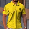 Mens Polos Spain Polo Shirt Summer Short Sleeve MenS T Fashion Business Breathable Tops Oversized TShirts Germany Man Clothes 230815