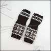 Fingerless Gloves Snowflake Globe Wol Breienarm ER Keep warm werk Half vinger nieuwe vrouw man winter 5yf K2 drop levering mode ac dh3zn