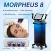 Morpheus RF fractionné vertical 2 en 1, micro-aiguille dorée à radiofréquence 8, levage et raffermissement de la peau, Anti-âge, élimination de l'acné, resurfaçage de la peau RF