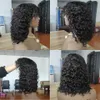 Cabelo humano Novo produto feminino Cabelo curto e curto vendendo pequenos conjuntos de peruca preta encaracolada 230816