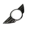 Kipalm Real Carbon Fiber Badge Logo Logo Emblem Decal Cover Cover Sticker for Mini Cooper R55 R56 R57 R58 R59 R60 R61 F54 F55 F562485