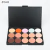 خفي 15 ألوان الوجه Camouflage Cream Palette Maquillaje Profesional Foundation Paleta 230815