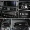 BMW F10 내부 카본 섬유 트림 리빗 장식 에어 아울렛 컨디셔닝 커버 스티커 5 시리즈 2011-2017 Accessories208o