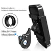 Suportes de flash Bicycle Phone Phone Trepador de bicicleta à prova d'água Motocicleta Stand do telefone celular universal Scooter Scooter Mount Suport 230816