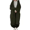 여자 트렌치 코트 가을 겨울 코트 여성 후드 싱글 가슴 윈드 브레이커 오버 코트 발목 길이 두꺼운 포켓 레이디 야외 재킷