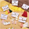 Hoop Huggie 36 Styles Brincos Diy Sier Gold Tassel Pendientes para mujeres Big Geometric Pendiendo Juego de joyas de moda Drop entregada