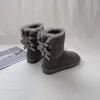 Buty Wysokiej jakości 2022 Kobiety śniegowe buty śniegowe prawdziwe wełniane zimowe ciepłe buty oryginalne skórę owczopłową naturalne futro bez poślizgu buty 34-44L0816