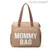 Bolsas de fraldas Mommy Bag de alta capacidade Um ombro oblíquo Bolsa cruzada ao ar livre Moda multifuncional de moda multifuncional Bolsa feminina Z230816