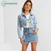 Women's Jackets Autumn Women Sexy Ripped Denim Jackets Vintage Casual Short Jean Jacket Long Sleeve Winter Female Fashion Frayed Denim Jacket 230815