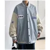 Mensjackor Mens Baseball Jackets broderad Casual Coat Uniform Bomber Men Women Jacket Youth Students Bomber Jacket Par 230815