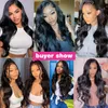 Synthetic Wigs I Body Wave Bundles With Closure Brazilian Human Hair For Women Raw 230815