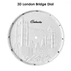 Bilek saatleri lüks otomatik saat erkekleri Miyota 9015 Mekanik 40mm 3d London Köprü Diyal Saatleri En İyi Marka Moda Caluola
