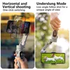 Stabilisatorer Aochuan Smart X Pro 3Axis Foldbar handhållen Gimbal Stabilizer Fill Light Trådlös laddning för telefonåtgärdskamera 230816