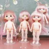 Dolls Cute Face Nude Body BJD Doll 13 Joint 16cm Blue eyes Dimple Little Girl Make Up Toy Girls Gift 230816