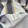 Mens Casual Shirts Wacko Maria Kontrollera öppen krage långärmad t -skjorta män dagligen rynka resistenta höststoppar 230815