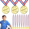 Decorative Objects Figurines 50 Pcs For Kids Football Sports Prizes Trophy Birthday Basketball Plastic Awards Reward 230815
