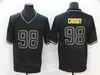 Mans 98 Maxx Crosby Football Jersey 34 Bo Jackson Uniform Olive敬礼