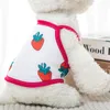 Hundekleidung Sommer coole Haustier Kleidung Kurz kleine Schleuder Teddy Bichon Print T-Shirt Ultra dünne atmungsaktive Kühlweste Welpe Kleidung