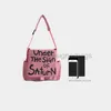 Omuz çantaları yeni moda markası jiang shiqi aynı omuz çantası yeni kişiselleştirilmiş grafiti mektubu büyük kapasiteli crossbody çanta çantası tote bagstylishdesignerbags