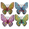 Objetos decorativos Figuras ornamentos de borboletas decoração pendurada de decoração de parede de artesanato ao ar livre pingente 230815