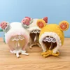 Berets Baby Hat Winter Thickened Ear Protection Cute And Coral Plush Knitted Fruit Children's