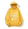 2023 Herr- och kvinnors hoodie CPFM Ye Måste återfödas alfabetiskt tryckt High Street Hip Hop Hoodie 6-Color Hoodie Sweatshirt