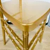 Modern Luxury Round Back plastics Gold Chairs For Wedding Events Party Hot Selling hotel Wedding Chairs