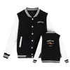 Mens Jackets Casual Harajuku Style Mens Jacket Bread Print Pattern Baseball Jersey to Wear in All Seasons This Year Buy Now 230815