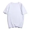 Camiseta de cuello redondo de algodón y 180g de algodón dt001 # 180g