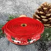 Christmas Decorations 1 Roll Ribbon Excellent Eco-friendly Festive Xmas Tree DIY Bowknot For Home Decoration