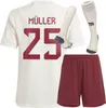 2023 2024 Davies Soccer Jerseys Club Champions 6 SANE HRFC Gnabry Muller Munich Camisa de fútbol Traje para hombres con calcetines Kit Munchen Musiala