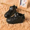 Stivali inverno bambini per bambini caviglia stivali peluche scarpe in pelle calda scarpe da principessa rosa stivali da neve per bambini stivali corti j230816