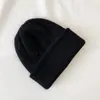 Basker enkel tjej päls öron beanie hatt för kvinnor vinterskallies varm ull cap gorros kvinna