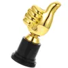 Dekorativa föremål figurer Kids Awesome Trophy Basketball Awards Toy Turkey Cup Sports Plastic Thumb Shaped Decor Funny Child Small Participation 230815