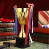 装飾的なオブジェクトビッグトロフィーアワードカップスポーツコンペティション野球トロフィークラシックゴールデンカラーキッズギフトメダル230815