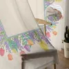 Tenda Tulipano Lavanda Pianta Tulle Tenda trasparente per soggiorno Adulti Camera da letto per bambini Tende Decorazioni per la cucina